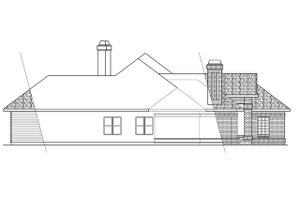 Exterior - Other Elevation for Traditional House Plan #124-258 - 3 bed, 3.5 bath