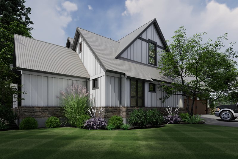 Architectural House Design - Exterior - Other Elevation 4 for Barndominium House Plan #120-268 - 3 bed, 2.5 bath