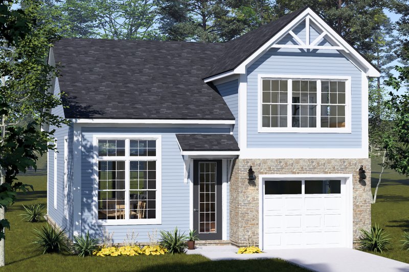 Dream House Plan - Exterior - Front Elevation 2 for Cottage House Plan #513-2478 - 3 bed, 3 bath