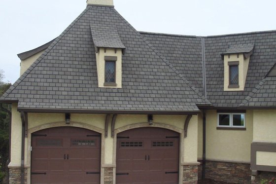 Exterior - Other Elevation 2 for European House Plan #453-57 - 3 bed, 3.5 bath