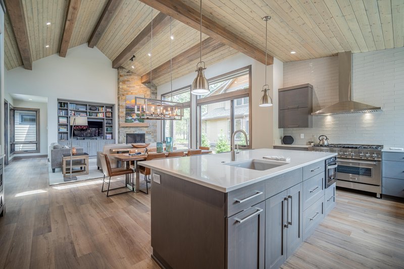 House Blueprint - Interior - Kitchen for Contemporary House Plan #892-43 - 4 bed, 4.5 bath