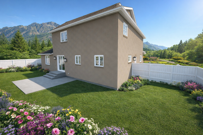 Architectural House Design - Exterior - Rear Elevation for Traditional House Plan #1060-448 - 3 bed, 2.5 bath