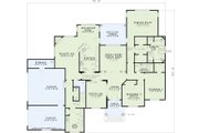 European Style House Plan - 4 Beds 3.5 Baths 3653 Sq/Ft Plan #17-587 