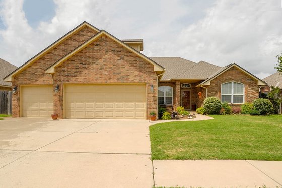 Exterior - Front Elevation for Traditional House Plan #65-414 - 3 bed, 2 bath