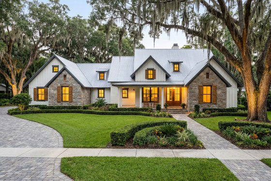 House Plan Design - Cottage Exterior - Front Elevation Plan #120-269