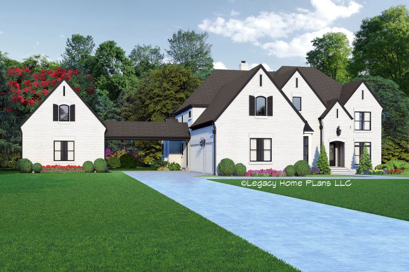 Dream House Plan - Exterior - Front Elevation 3 for Southern House Plan #932-862 - 5 bed, 4.5 bath