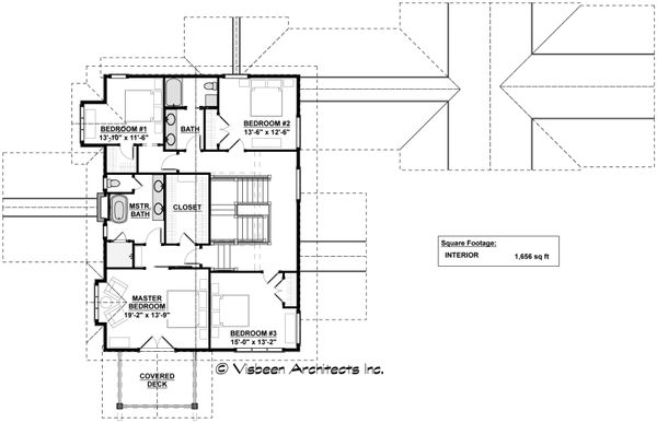 Home Plan - Craftsman Floor Plan - Upper Floor Plan #928-317