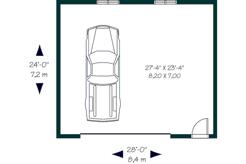 House Design - Floor Plan - Main Floor for Traditional House Plan #23-2187, 0 bath