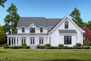 Farmhouse Exterior - Front Elevation Plan #54-485