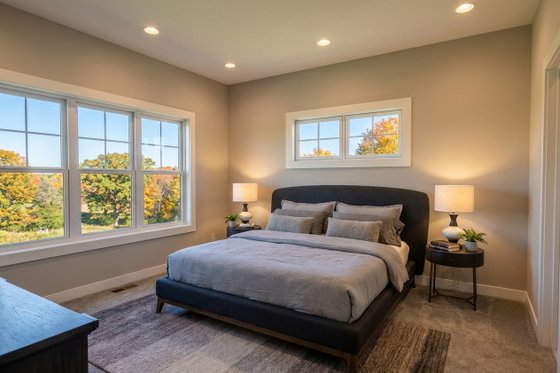 Interior - Master Bedroom for Farmhouse House Plan #51-1520 - 3 bed, 2.5 bath