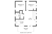 Contemporary Style House Plan - 2 Beds 1 Baths 820 Sq/Ft Plan #932-295 
