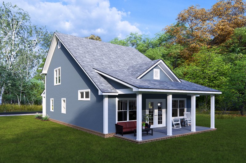 House Plan Design - Exterior - Other Elevation 1 for Cottage House Plan #513-2263 - 3 bed, 2.5 bath
