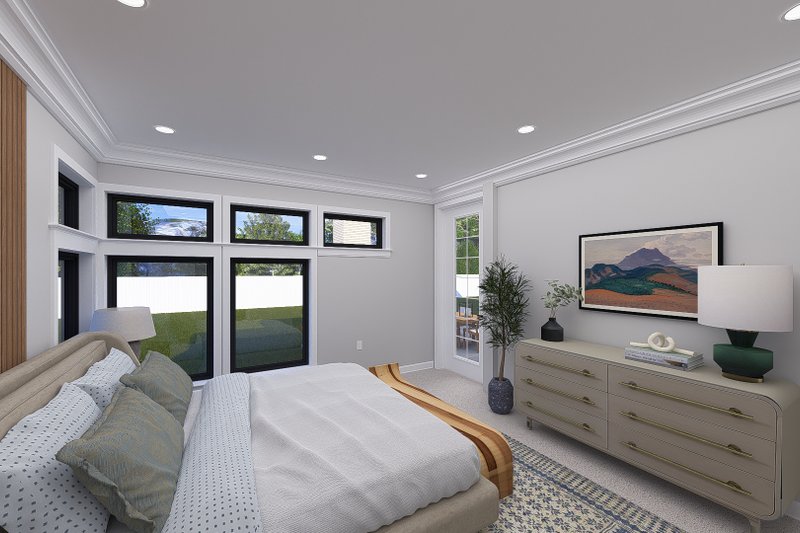 House Design - Interior - Master Bedroom for Contemporary House Plan #1060-273 - 3 bed, 2.5 bath