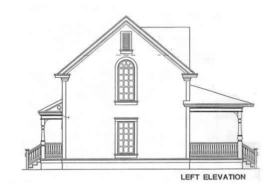 Exterior - Other Elevation 1 for Cottage House Plan #472-6 - 2 bed, 2.5 bath