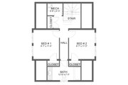 Craftsman Style House Plan - 3 Beds 2 Baths 1229 Sq/Ft Plan #1060-286 