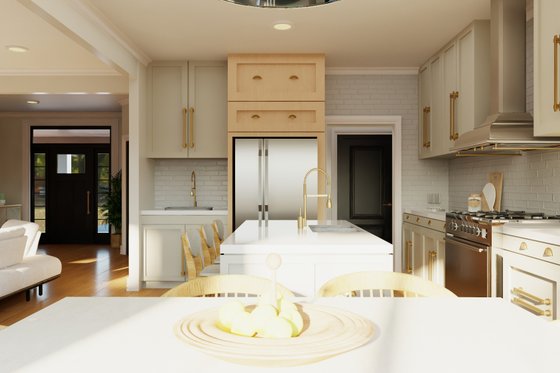 Interior - Kitchen for Ranch House Plan #1064-358 - 2 bed, 2.5 bath