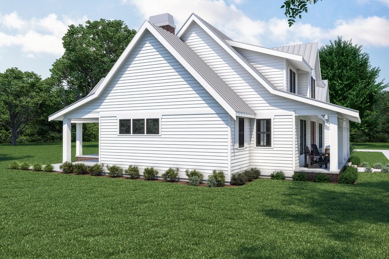 Architectural House Design - Exterior - Other Elevation for Farmhouse House Plan #1070-19 - 4 bed, 2.5 bath