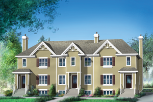 Traditional Exterior - Front Elevation Plan #25-4613