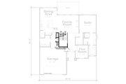 Modern Style House Plan - 4 Beds 3.5 Baths 2620 Sq/Ft Plan #20-2502 