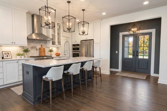Interior - Kitchen for Farmhouse House Plan #51-1532 - 3 bed, 2.5 bath