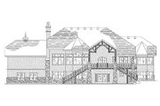 European Style House Plan - 4 Beds 5 Baths 2323 Sq/Ft Plan #5-399 