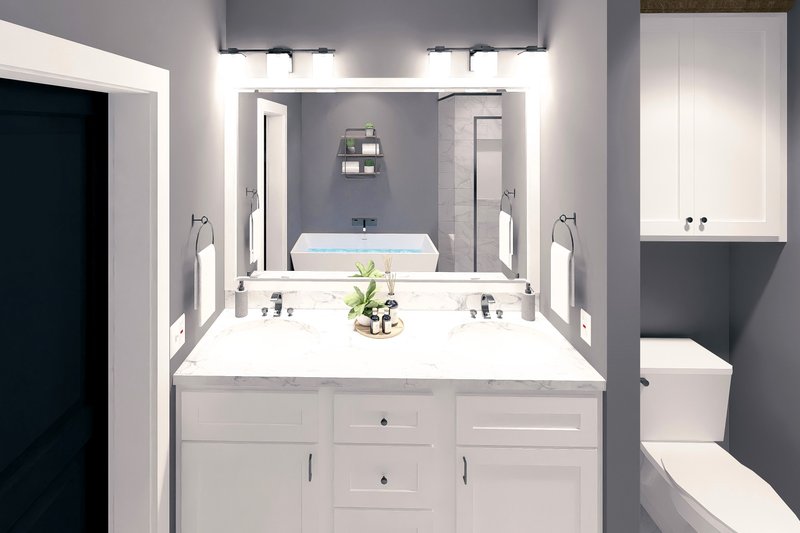 House Plan Design - Interior - Master Bathroom for Farmhouse House Plan #44-279 - 3 bed, 2 bath