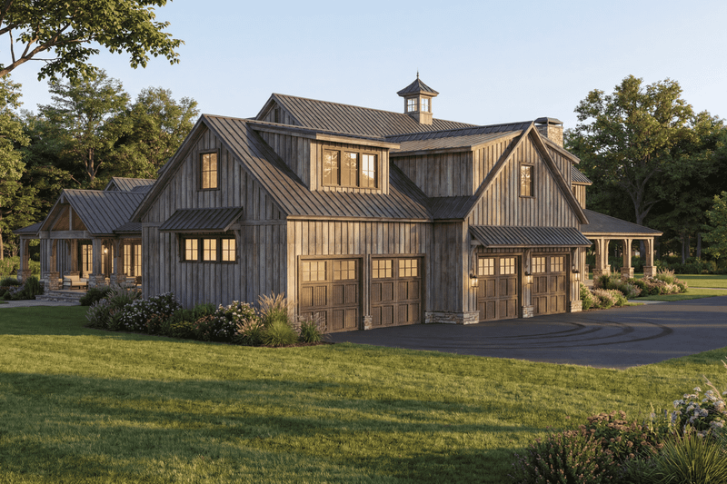 Home Plan - Exterior - Other Elevation 2 for Farmhouse House Plan #923-496 - 4 bed, 4.5 bath