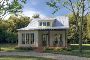 Home Plan - Farmhouse Exterior - Front Elevation Plan #430-294