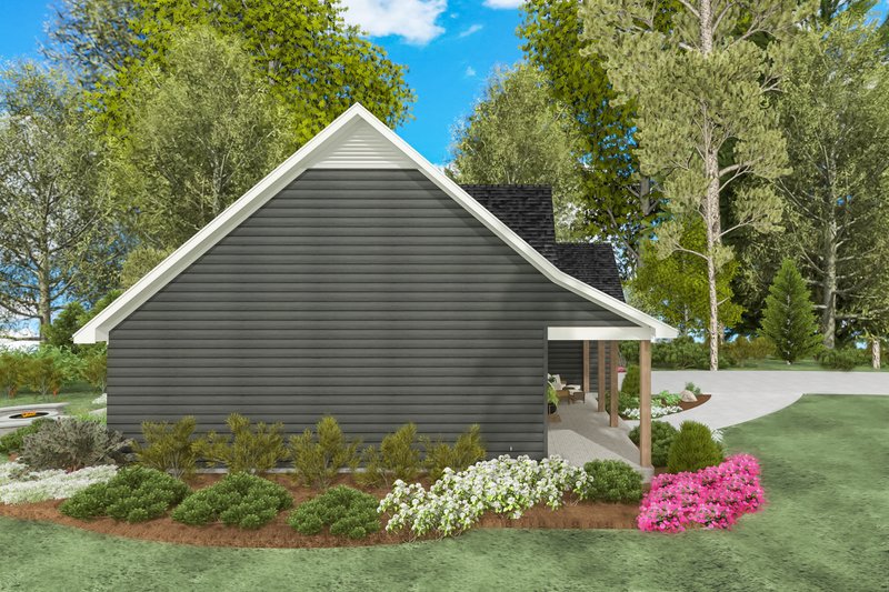 House Blueprint - Exterior - Other Elevation for Ranch House Plan #406-9669 - 3 bed, 2.5 bath