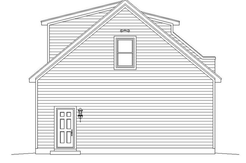 Home Plan - Exterior - Other Elevation 1 for Contemporary House Plan #932-239, 0.5 bath
