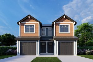 Craftsman Exterior - Front Elevation Plan #112-251