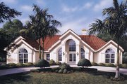 Mediterranean Style House Plan - 3 Beds 2 Baths 2398 Sq/Ft Plan #57-305 