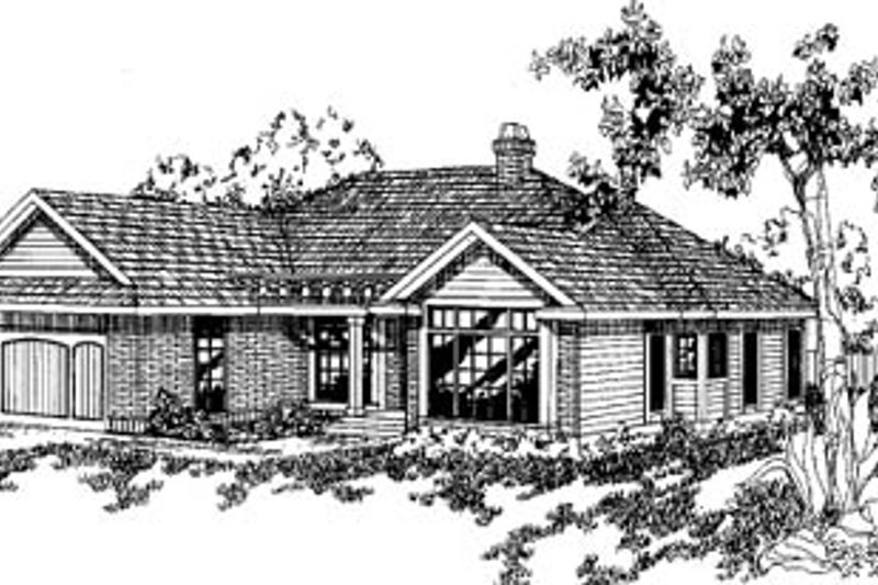 Dream House Plan - Traditional Exterior - Front Elevation Plan #60-139