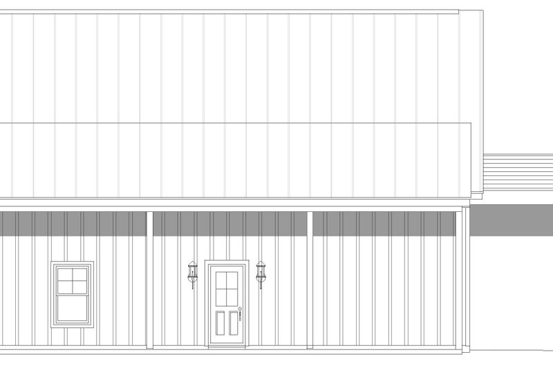 House Plan Design - Exterior - Other Elevation 1 for Southern House Plan #932-1422, 0 bath