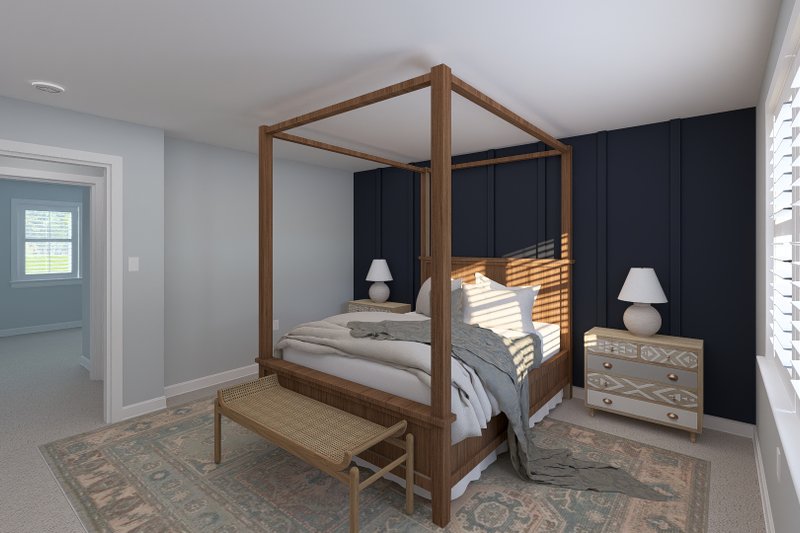 Architectural House Design - Interior - Master Bedroom 1 for Craftsman House Plan #1060-461 - 3 bed, 3 bath