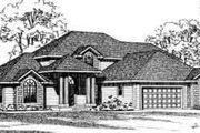 Traditional Style House Plan - 4 Beds 3.5 Baths 2887 Sq/Ft Plan #72-458 