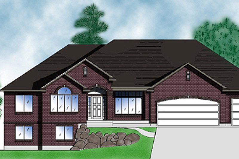 Dream House Plan - Traditional Exterior - Front Elevation Plan #5-131