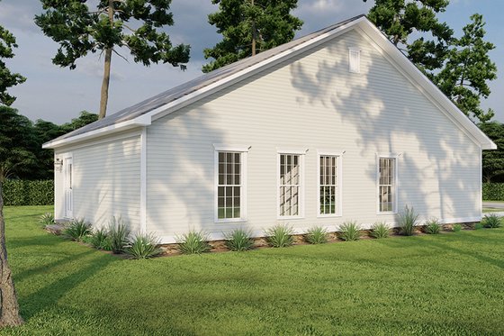 Exterior - Rear Elevation 2 for Cottage House Plan #923-325 - 3 bed, 2 bath