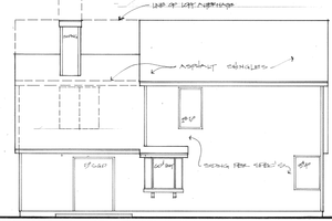 Exterior - Rear Elevation for Traditional House Plan #30-361 - 3 bed, 2 bath