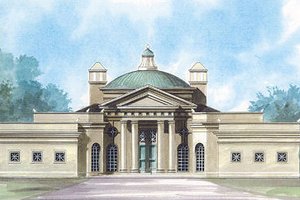 Classical Exterior - Front Elevation Plan #119-259