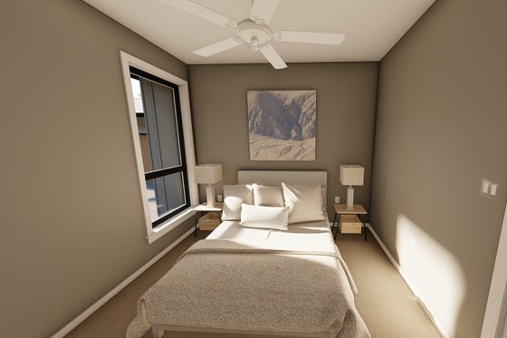 Interior - Bedroom for Modern House Plan #126-189 - 3 bed, 2 bath