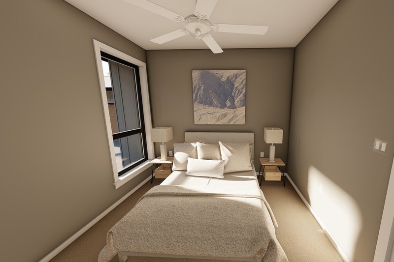 Home Plan - Interior - Bedroom for Modern House Plan #126-189 - 3 bed, 2 bath
