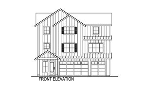 Exterior - Front Elevation 3 for Traditional House Plan #569-100 - 5 bed, 4 bath