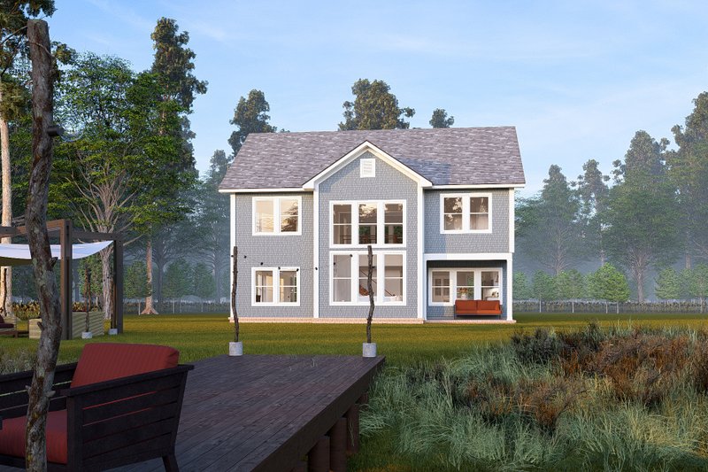 Dream House Plan - Exterior - Other Elevation 4 for Cottage House Plan #513-2335 - 4 bed, 3.5 bath