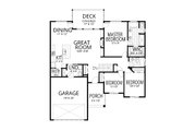 Contemporary Style House Plan - 5 Beds 3 Baths 3241 Sq/Ft Plan #112-284 Floor 