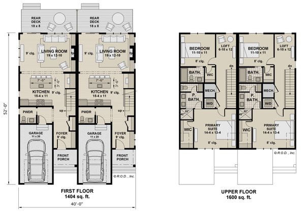 Farmhouse Floor Plan - Main Floor Plan #51-1318