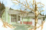 Traditional Style House Plan - 3 Beds 2 Baths 1302 Sq/Ft Plan #409-101 