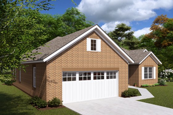 Exterior - Other Elevation 2 for Traditional House Plan #513-20 - 5 bed, 3 bath