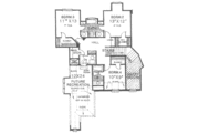 European Style House Plan - 4 Beds 3.5 Baths 3041 Sq/Ft Plan #310-391 