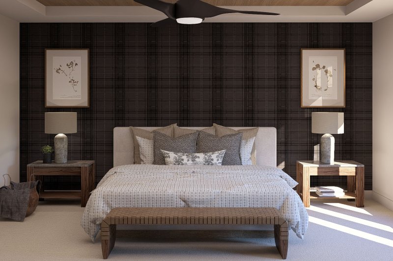 House Design - Interior - Bedroom for Barndominium House Plan #455-324 - 3 bed, 3.5 bath